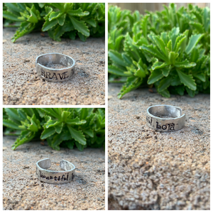 Metal stamped RINGS