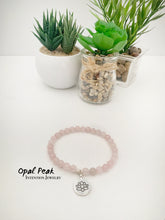 Load image into Gallery viewer, Rose Quartz single strand bracelet
