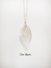 Load image into Gallery viewer, Silver leaf necklace
