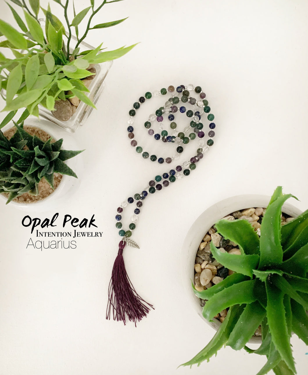 Aquarius Mala Necklace