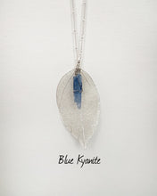 Load image into Gallery viewer, Silver leaf necklace
