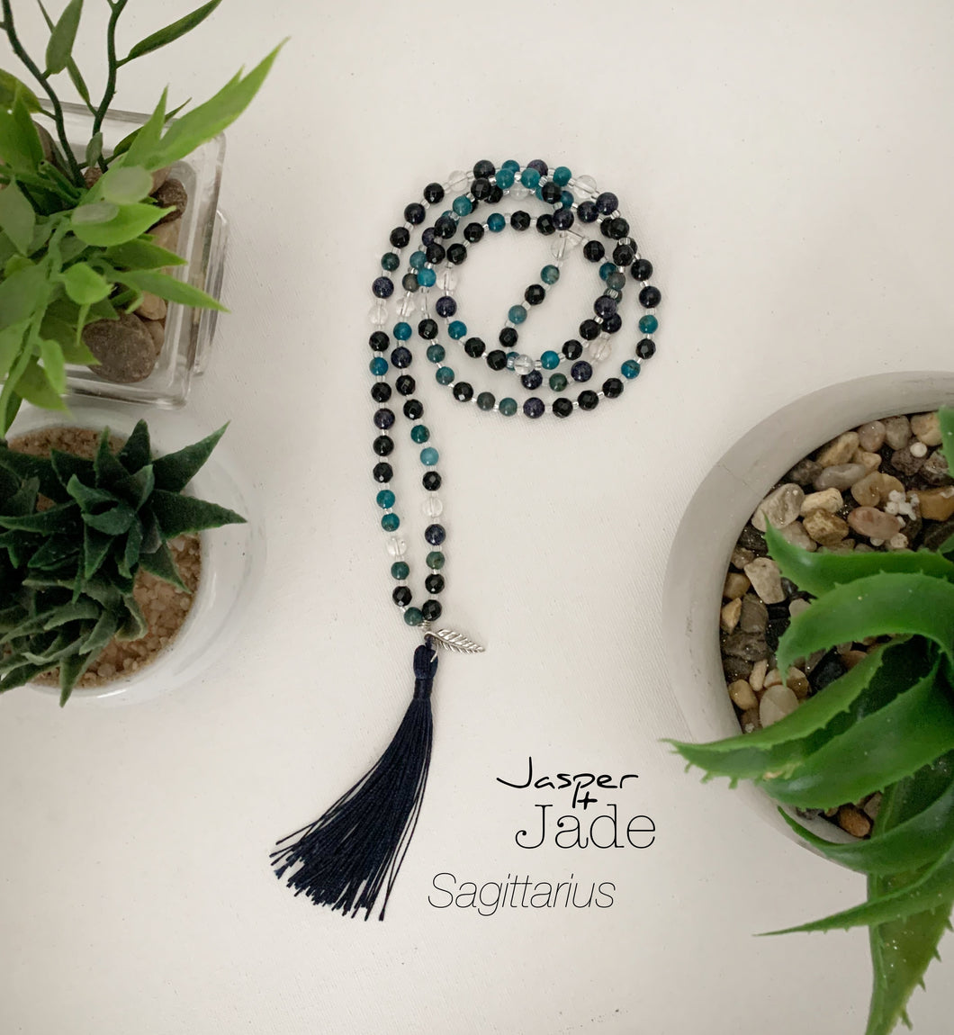 Sagittarius Mala Necklace